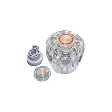 LASCO HC-245 Plastic Small Handle with Hot and Cold Buttons Fits Valley Brand