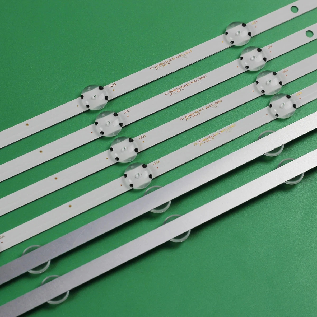 6pcs LED Strips For JVC LT-48C780 SVV480A16A/B_5LED_Rev03 JL