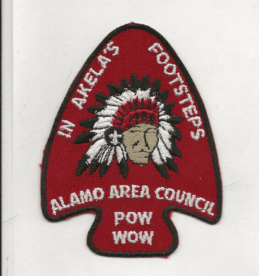 ARROWHEAD PATCH / ALAMO AREA COUNCIL * AKELA'S  POW WOW - Boy Scout BSA B3