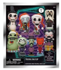 Nightmare Before Christmas 3D Foam Bag Clip Blind Bag 1 Random Figure NBX Monogr