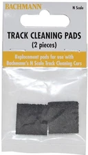 Bachmann 16999 N SCALE TRACK CLEANING REPLACEMENT PADS (2/PACKAGE) NEW