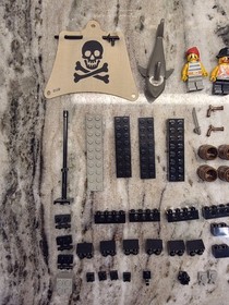 LEGO (6261) Pirates System: Raft Raiders 100% w/ Box Instruction Mini Figures