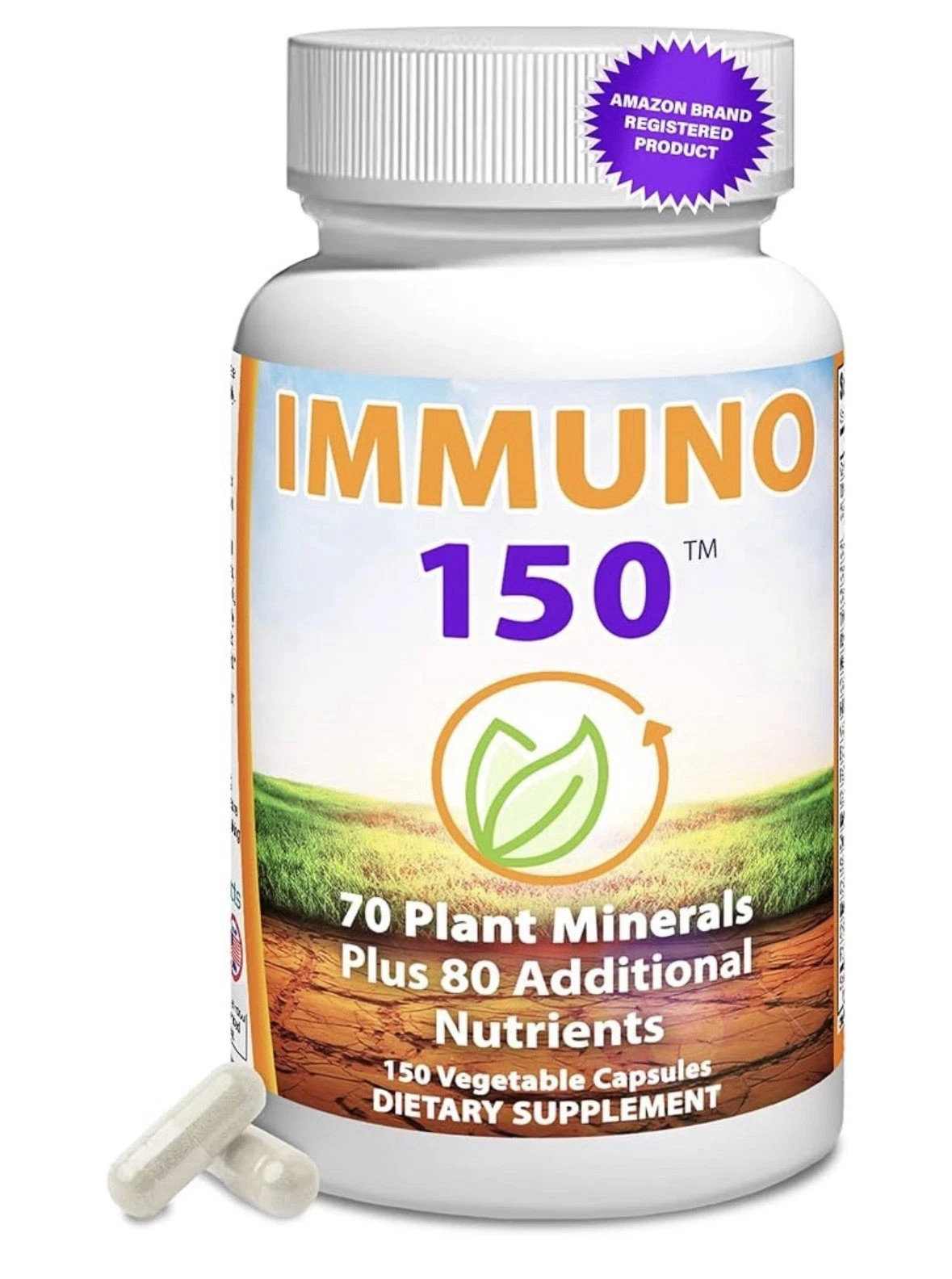 Immuno 150 Immune Support Supplement – 150 Veg Capsules Vitamins & Minerals