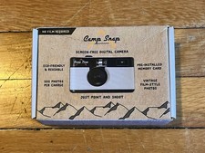 Camp Snap Screen Free Digital Camera Point Shoot Arctic White