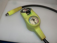 OCEANIC KONSOLE FINIMETER -TIEFENMESSER-THERMOMETER 300BAR HD SCHLAUCH
