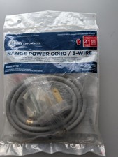 GE Range Power Cord / 3-Wire. 50 Amp, 4 Foot
