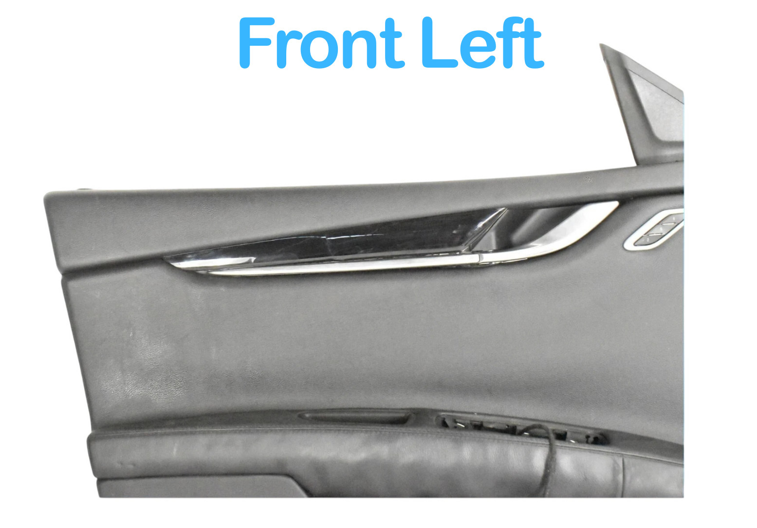 14-19 Maserati Ghibli S Front Left Side Interior Door Panel 105804212C OEM
