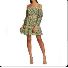 Alice + Olivia Dorothy Floral Mini Dress