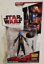 STAR WARS THE CLONE WARS CW22 CAD BANE with BLASTERS 3.75 ACTION FIGURE
