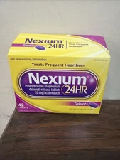 Nexium Heartburn Medicine Delayed 24 Hour 20mg 42 Tablets Exp 01/2027