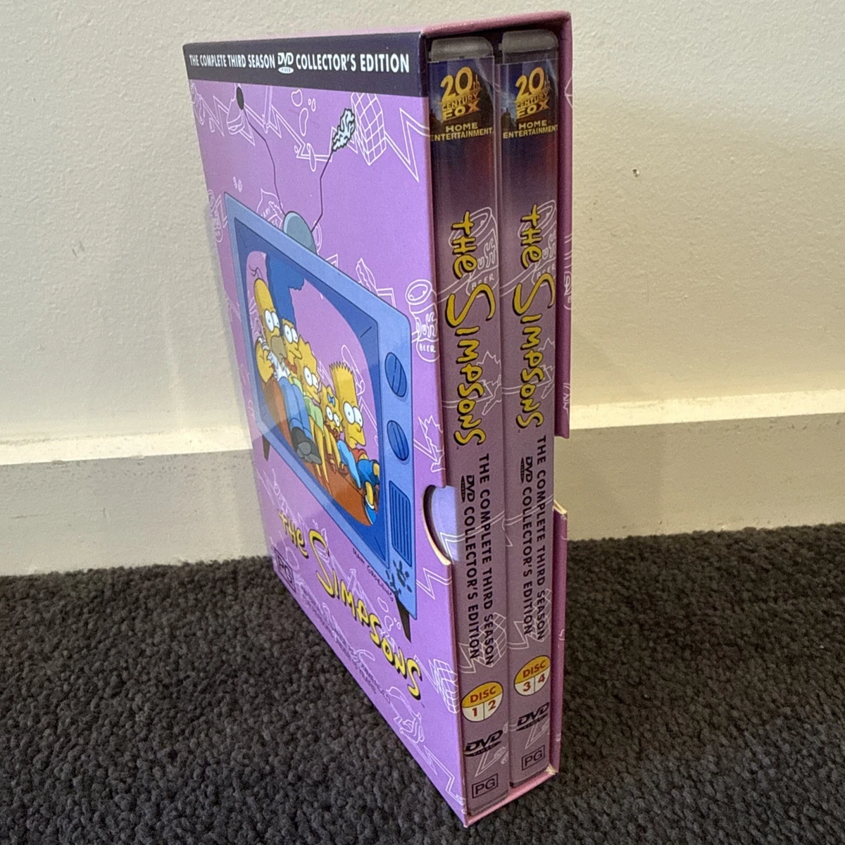 The Simpsons - Complete Third Season (DVD, 4-Disc Set) Series 3 Region 4
