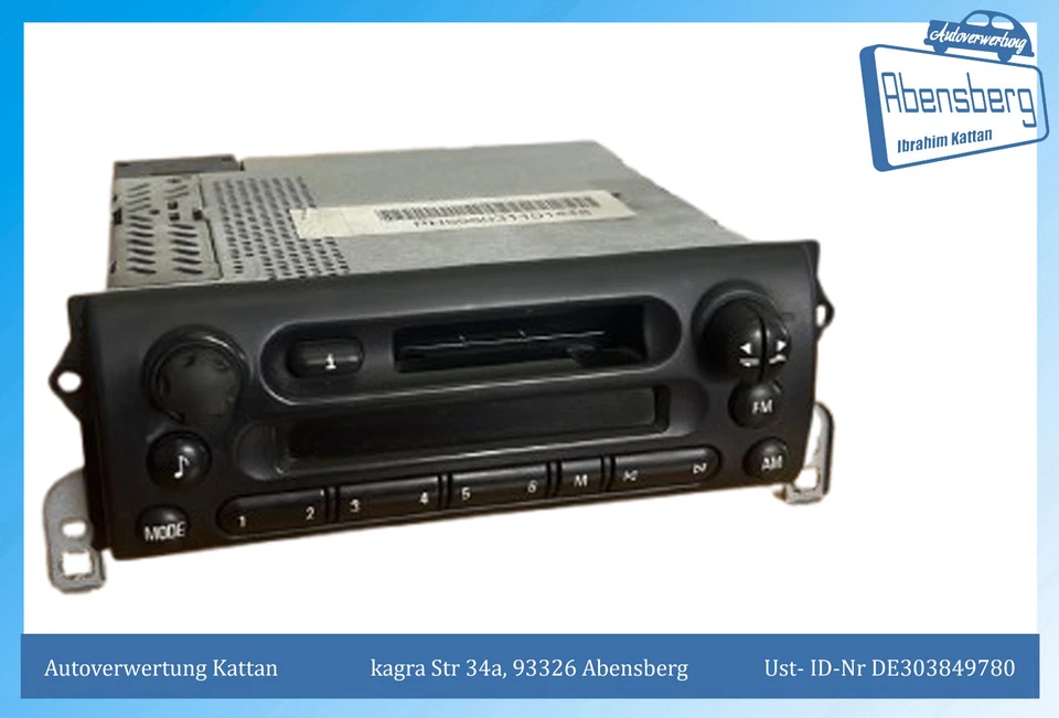 Gebr. BMW Mini Cooper  Radio Bluetooth R50 R52 Autoradio PH5960 #4178 - Bild 1 von 4