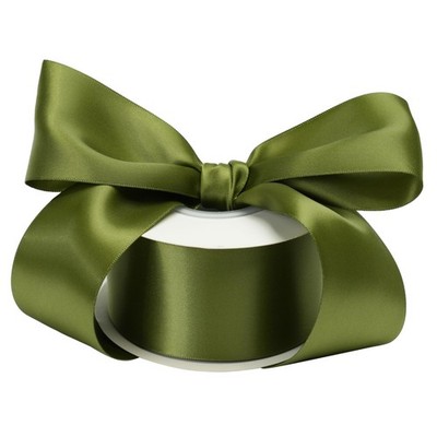 25 Yard 2 Inch Moss Olive Green Thick Satin Ribbon Gift Wrap Crafting