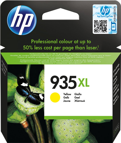 Cartouche d'encre jaune HP 935XL pour des documents d'archive d'une netteté absolue
