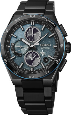 Seiko Astron Solar Limited Edition 43.3mm Turquoise Dial Titanium Watch SSH187