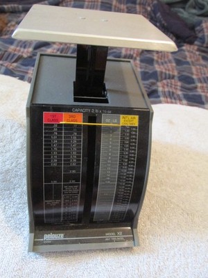 NICE Pelouze Deluxe Postal Scale Model X2 Mechanical Postal Scale 2 LB. Capacity