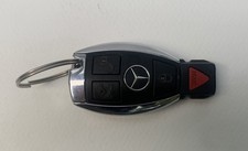 Oem Mercedes-benz 4-button Chrome Key Fob Fcc Id Iyzdc07 315mhz Made In Germany