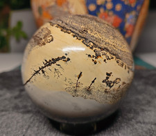 Sfera di Cristallo 1064g 92mm Minerale Picture Jasper Crystal Sphere Reiki Cina