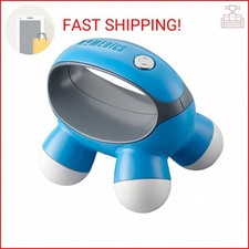 HoMedics, Quatro Mini Hand-Held Massager with Hand Grip, Battery Operated Vibrat