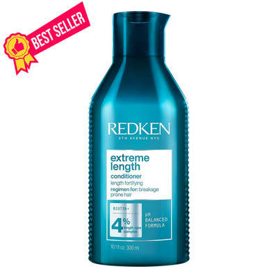 Redken Extreme Length Conditioner For Damaged 10.1 Fl Oz (Pack of 1), White