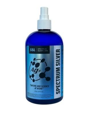 Spectrum Silver Ionic Nano Water Solution Spray 45 PPM  AG+ 16 floz