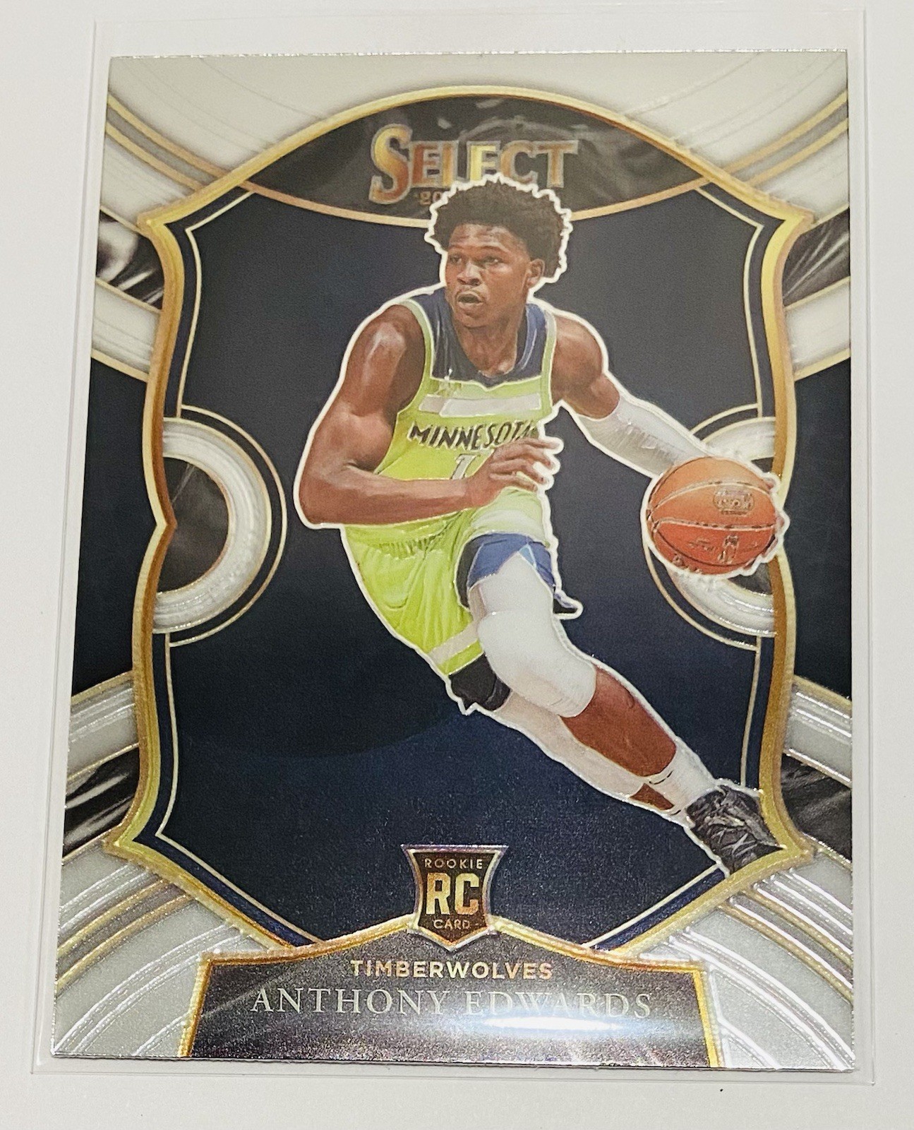 2020-21 Panini Select Concourse Anthony Edwards Rookie RC #61 NBA Timberwolves