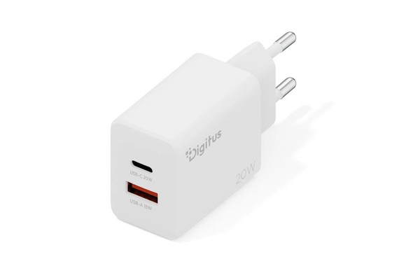 Digitus Usb-Steckdosenadapter, 20 Watt, 1X Usb-C/1X USB-A 1 Bis 20 Stk-image