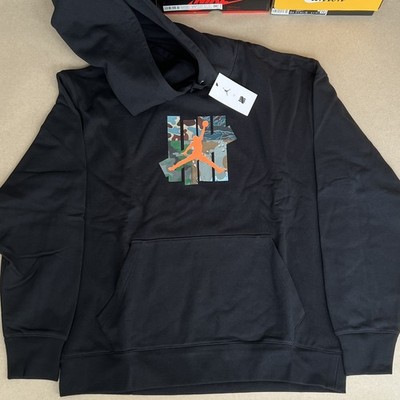 Jordan x Undefeated Breakfast Club Capsule Strikes Hoodie Sz XL