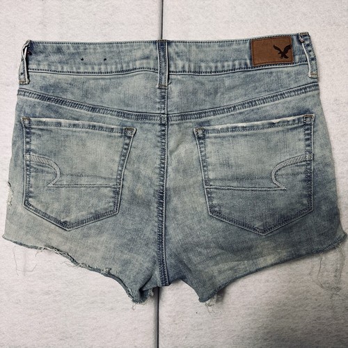 American Eagle Damen Blumen bestickt 8 Jeansshorts Super Stretch Shortie - Bild 2 von 11