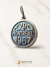 925 Sterling Silver Montreal Expo 1967 World’s Fair Charm 2g