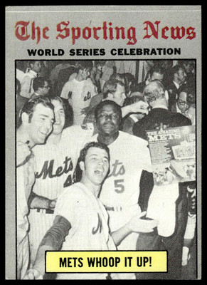 1970 Topps #310 World Series Celebration - Mets Whoop It Up!