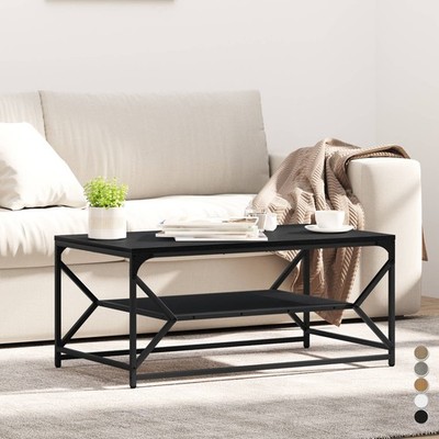 Couchtisch mit Ablage Wohnzimmertisch Beistelltisch Sofatisch Kaffeetisch Tisch