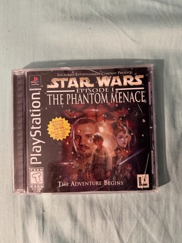 LucasArts Star Wars: Episode I - The Phantom Menace PS1 Manual Memory Card