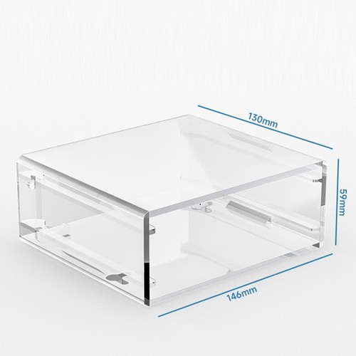 Support acrylique conçu spécifiquement pour gagner de la place avec des appareils pour Mac Mini - Photo 9/12