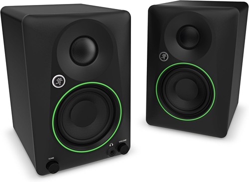 Mackie CR3.5 2056259-00 Powered Studio Monitors with Tone Control, 3.5-inch, 50W