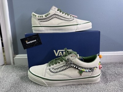 VANS Cocona Hiraki LX Old Skool Charms Friendship Bracelet Cream Green