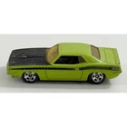 Hot Wheels 70 Plymouth AAR Cuda Kids 1:64 Green Black Hood Vintage Diecast Car
