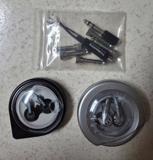 VTG KOSS EARBUDS HEADPHONES LOT  3.5 TO 6.35 MM MIC AUDIO ADAPTERS  6  BONUS