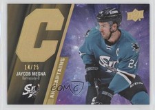 2021-22 Upper Deck AHL Captains Gold 14/25 Jaycob Megna #L-6 5yy