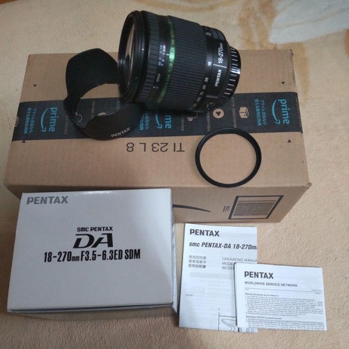 Shipping Included Pentax Da18-270 F3.5-6.3 Sdm