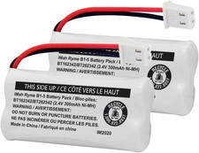 Imah BT162342/BT262342 2.4V 300Mah Ni-Mh Cordless Phone Battery Pack, Also Compa