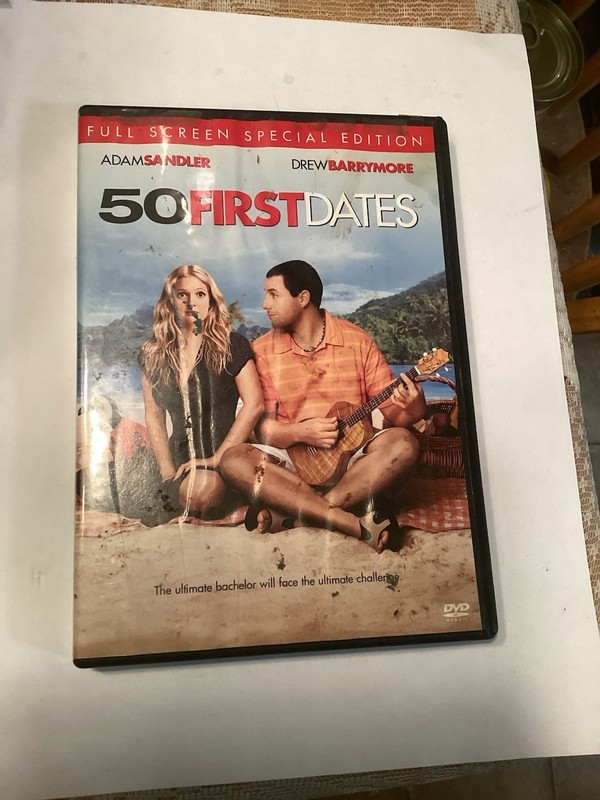 50 First Dates (DVD, 2004) Adam Sandler, Drew Barrymore Used