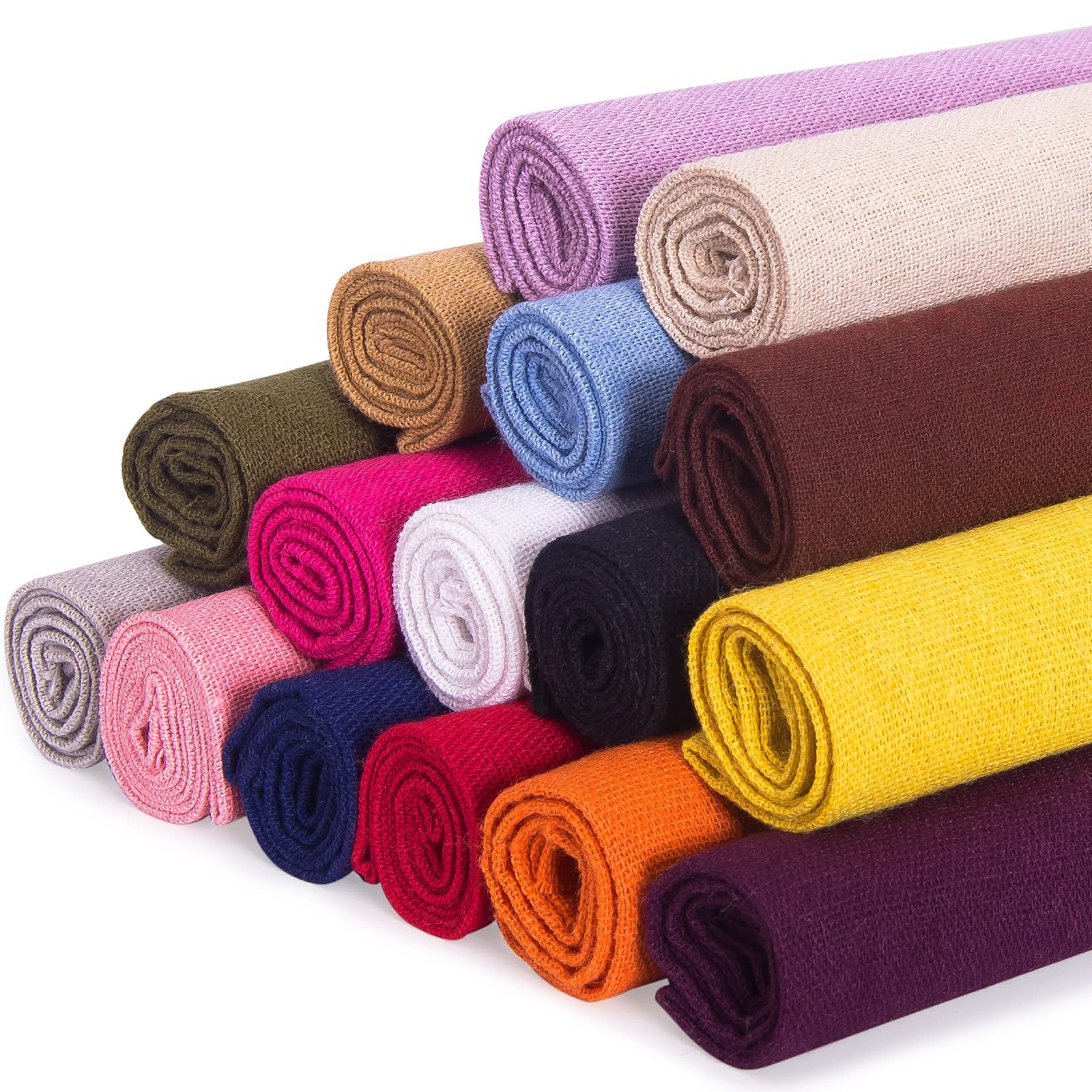 Linen Fabric Squares - Embroidery Cloth Needlework Quil...