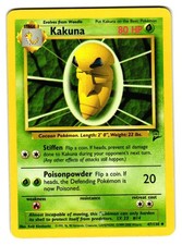 Kakuna 47/130 Uncommon Base Set 2 Pokemon Lightly Played
