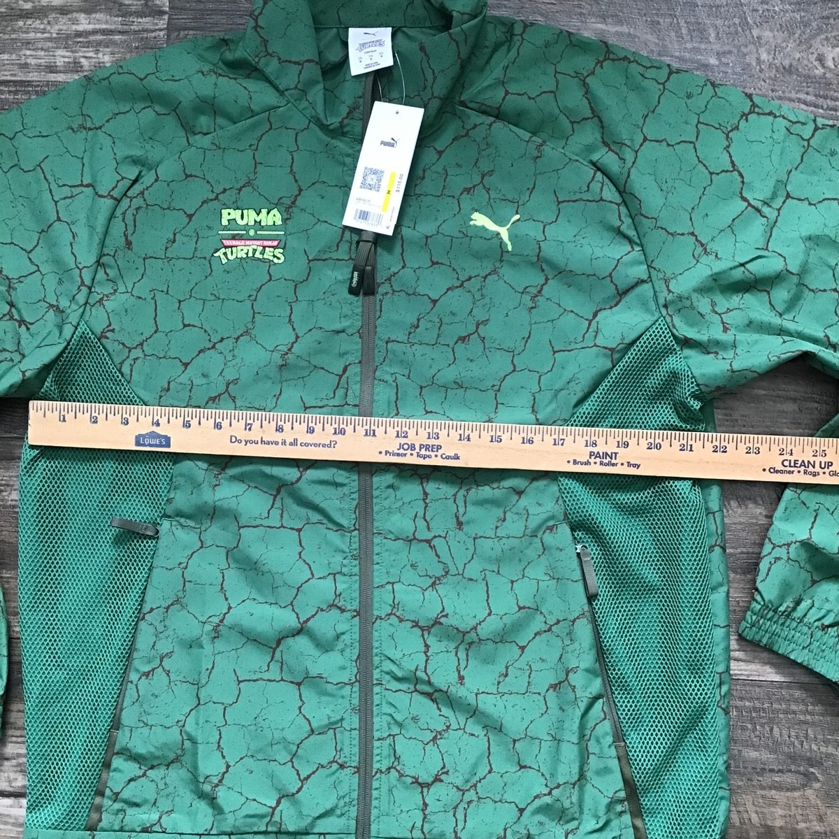 ☆つたンカーメン☆ PUMA Teenage Mutant Ninja Turtles X Pumatech Full Zip Windbreaker