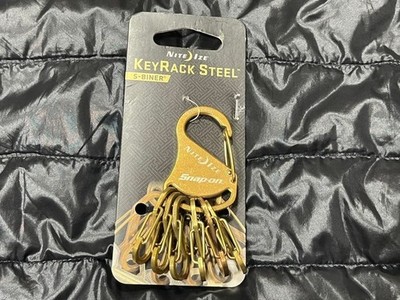 Snap-on niteize key rack steel Keychain