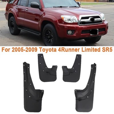 4x Splash Guards Mud Flaps Molded for Toyota 4Runner Limited SR5 2005 2006-2009
