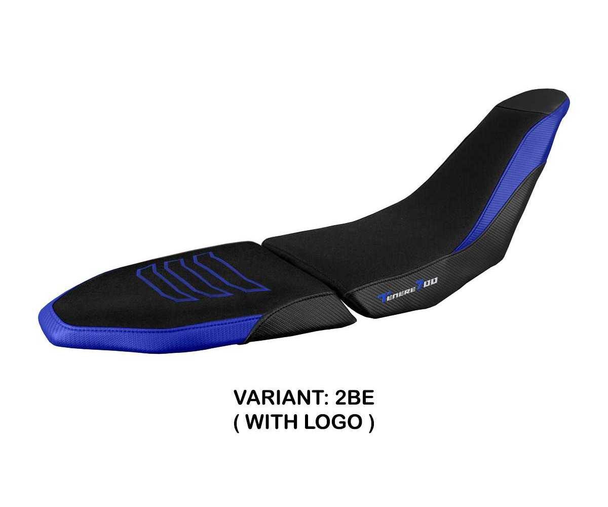 Seat cover Sendai ultragrip Blue BE + logo TPZ Yamaha Tenere 700 Raid 2022 2026