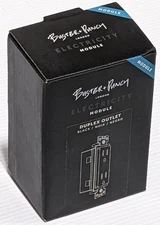 Buster + Punch Black 15A 125V AC Duplex Electrical Outlet Module NXM-02252