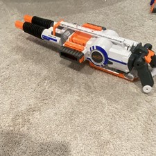 NERF N-Strike Elite Double Barrel Rapid-Fire Dart Blaster Gray/Orange